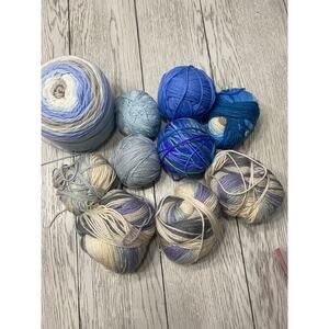 2LBS of Mixed Assorted Yarn cotton wool acrylic